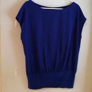 Royal blue top from Express